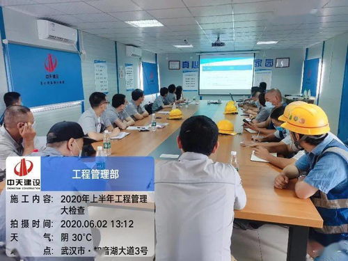 安全生產(chǎn)月 中天六建2020年上半年工程管理大檢查進(jìn)行時(shí) 筑牢安全防線，提升服務(wù)效能